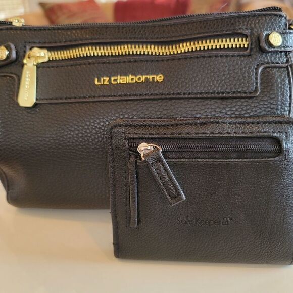 Liz Claiborne Wristlet & Wallet - Picture 1 of 4